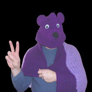 Crochet Afghan Baby Child Blanket Throw 80" x 78"